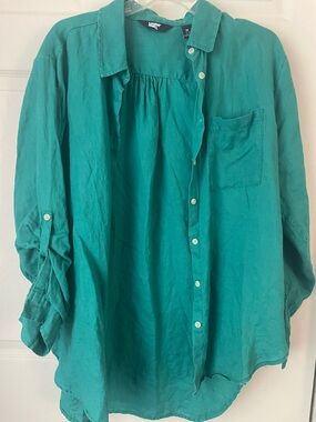 Linen oversized shirt
